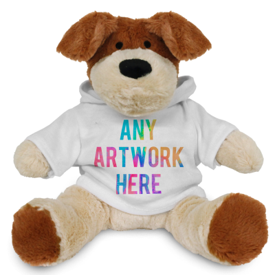 Picture of 20CM DARCY DOG with Printed White Hoody